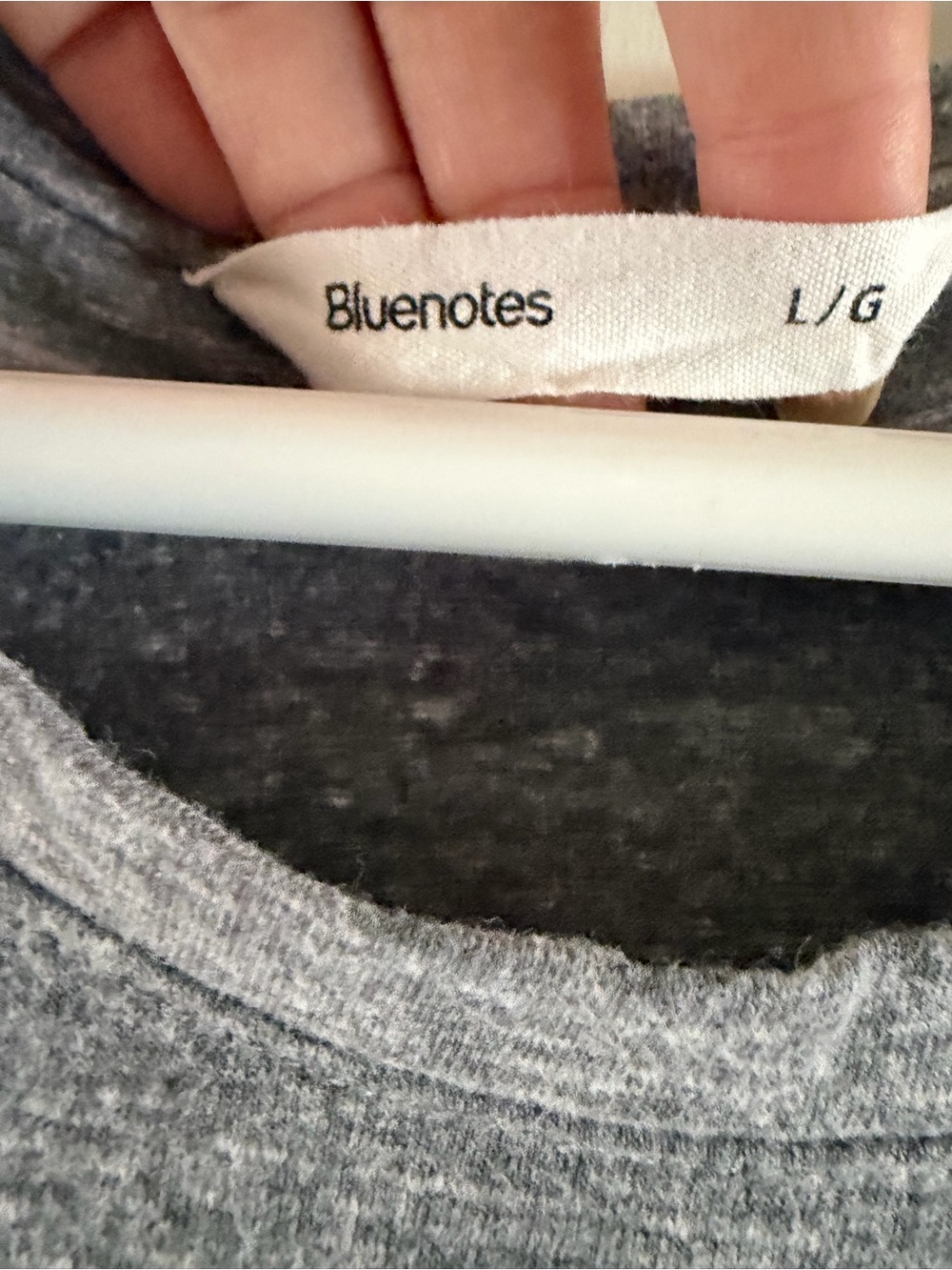 Bluenotes Heather Grey Crewneck Shirt